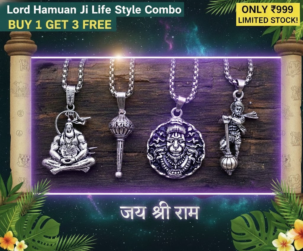 Lord Hanuman Chain With Pendant (Pack of 4)